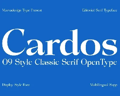 Cardos font