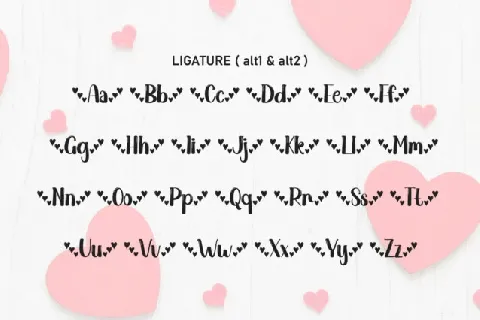 My Heart Display font