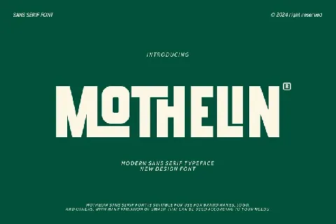 Mothelin font