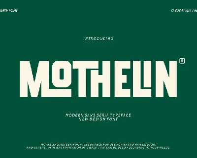 Mothelin font