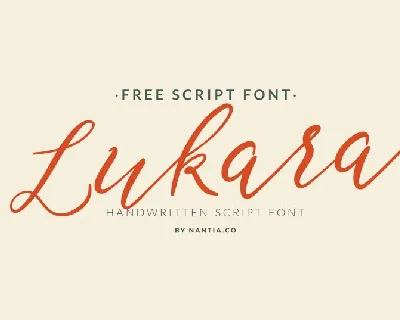 Lukara Handwritten Script font