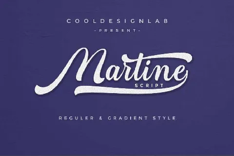 Martine Script Free font