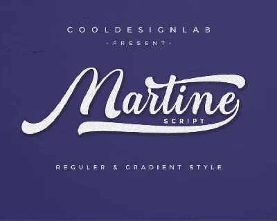 Martine Script Free font