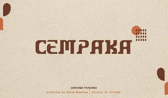 Cempaka font