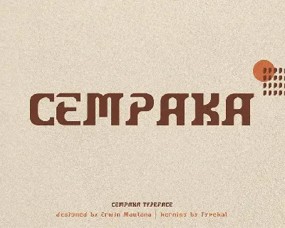 Cempaka font