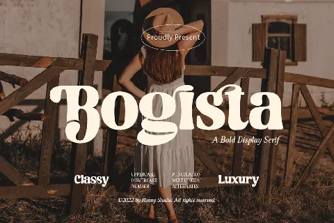 Bogista font