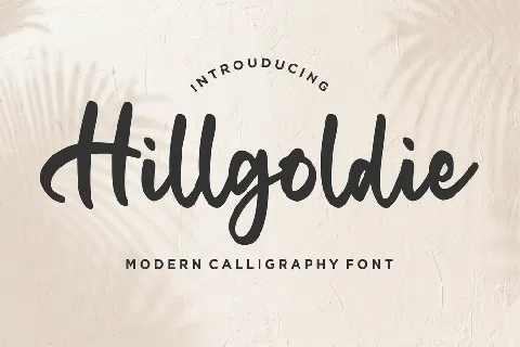 Hillgoldie font