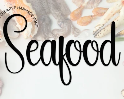 Seafood Script font