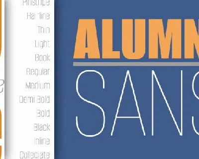 Alumni Family font