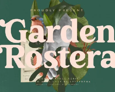 Garden Rostera font