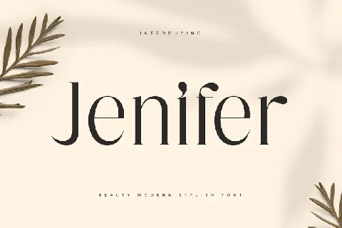 Jenifer font