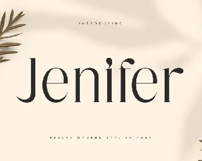 Jenifer font