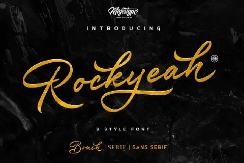 Rockyeah 3 Style font