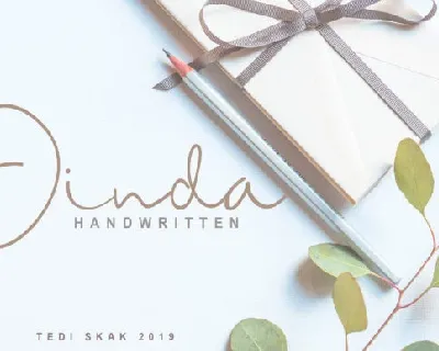 Dinda Handwritten font