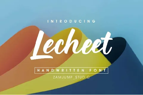 Lecheet font