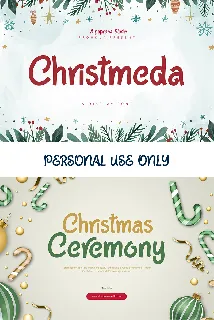 Christmeda font