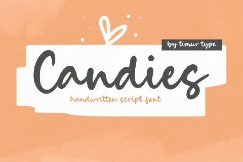 Candies font