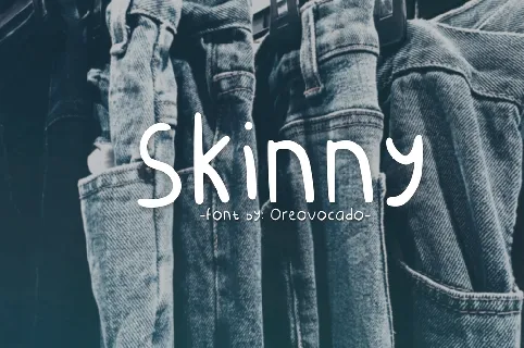 Skinny Typeface font