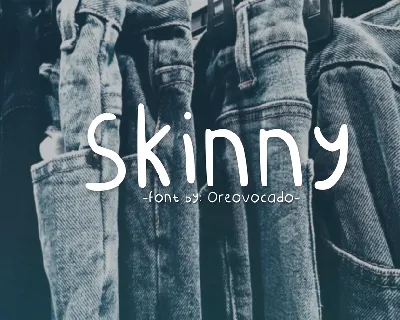 Skinny Typeface font