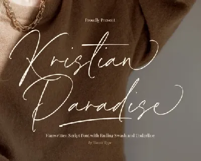Kristian Paradise font