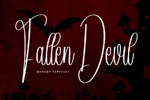 Fallen Devil Script font