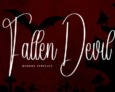 Fallen Devil Script font