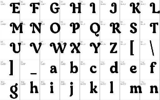 Bongita font