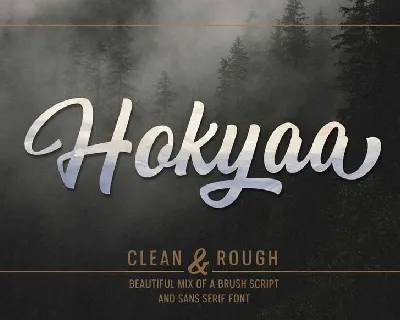 Hokyaa font