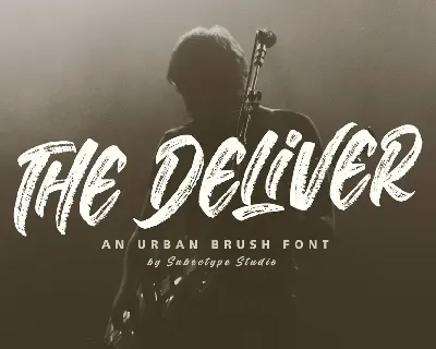The Deliver font