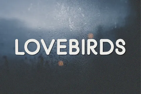 Lovebirds font