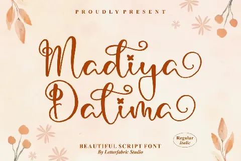 Madiya Dalima font