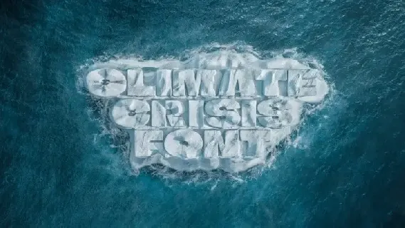 Climate Crisis Display font