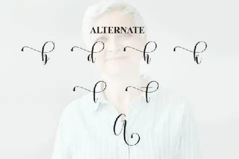 Grandma Calligraphy font