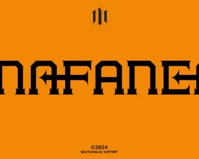 Mafanea font