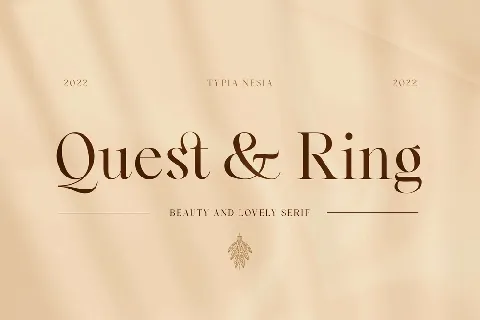 Quest and Ring font