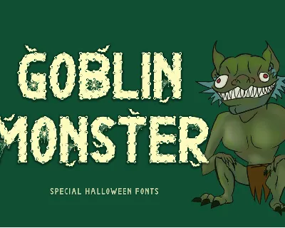 Goblin Monster font