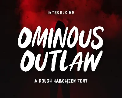 Ominous Outlaw font