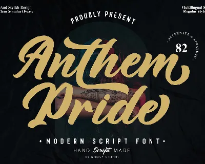 Anthem Pride font