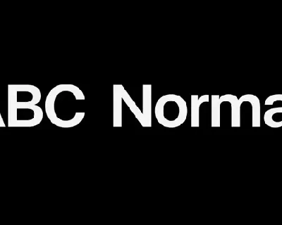 ABC Normal font