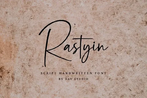 Rastyin Handwritten Script font