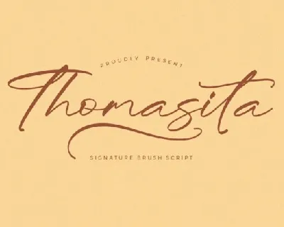 Thomasita font