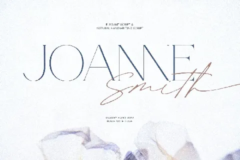 Joanne Smith font