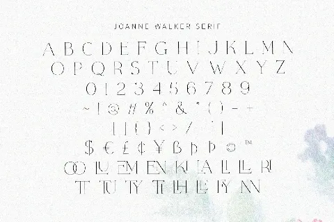 Joanne Smith font