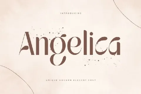 Angelica font