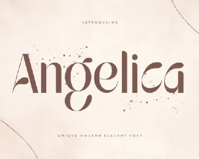 Angelica font
