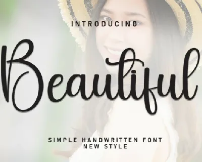 Beautiful Script font