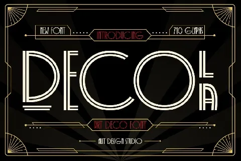 Decola font