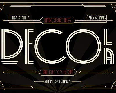 Decola font