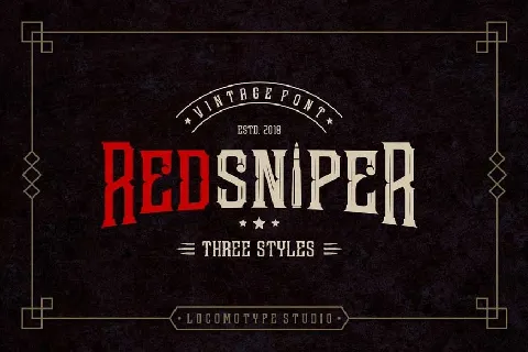 Redsniper Vintage font