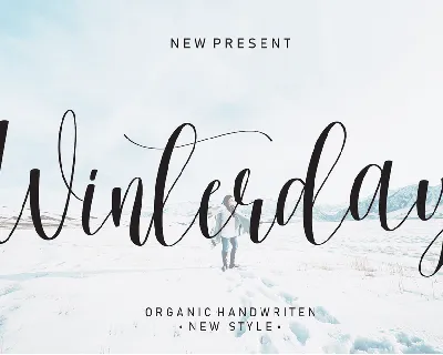 Winterday font